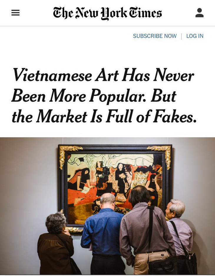Thời kỳ tranh giả, tranh rởm Việt Nam bùng nổ? - Ảnh 1.