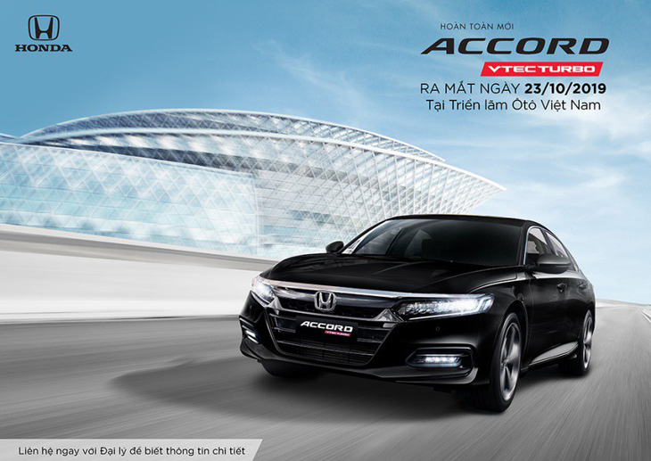 Honda Accord thế hệ thứ 10 ra mắt thị trường Việt Nam từ tháng 10-2019 - Ảnh 1.