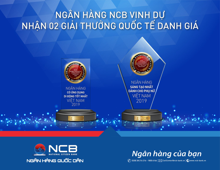 NCB nhận 2 giải thưởng của Tạp chí Ngân hàng và Tài chính của Anh - Ảnh 1.