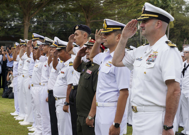 Tướng Mỹ: Việt Nam rất chuyên nghiệp trong diễn tập hải quân - Ảnh 1.