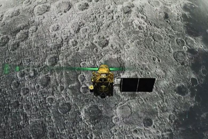 Định vị được tàu đổ bộ lên Mặt trăng của Ấn Độ - Ảnh 1.