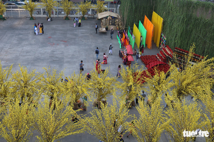 Sắc mai vàng rực tại Lễ hội Tết Việt xuân Canh Tý - Ảnh 1.