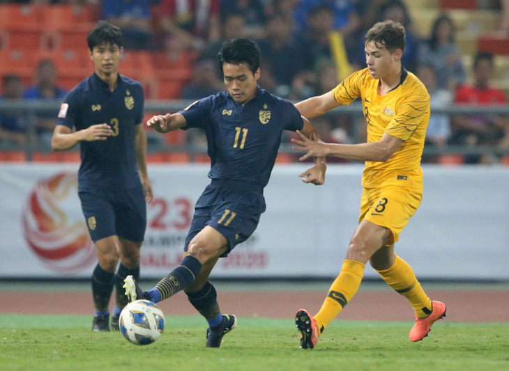 Đuối sức trong hiệp 2, Thái Lan thua ngược Úc 1-2 - Ảnh 2.