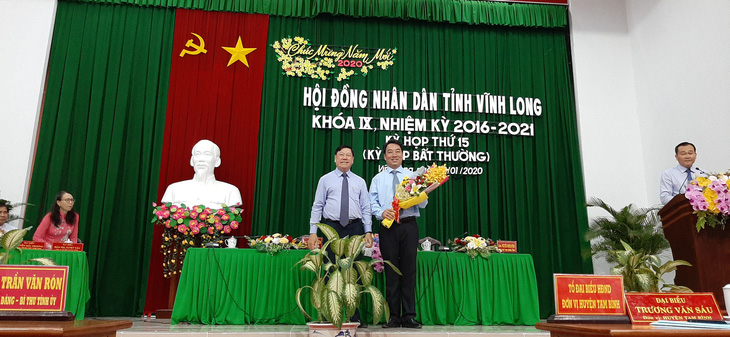 Ông Lữ Quang Ngời làm chủ tịch UBND tỉnh Vĩnh Long - Ảnh 1.
