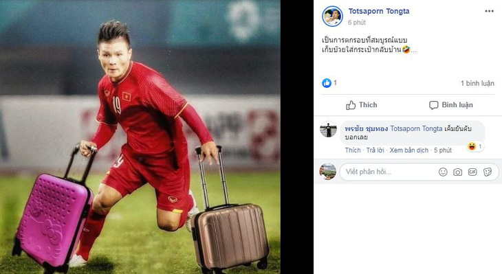 Cổ động viên Thái Lan hả hê vì U23 Việt Nam bị loại - Ảnh 1.