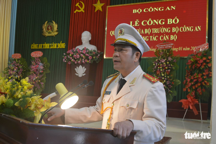 Phó giám đốc Công an tỉnh Đắk Nông làm giám đốc Công an tỉnh Lâm Đồng - Ảnh 1.