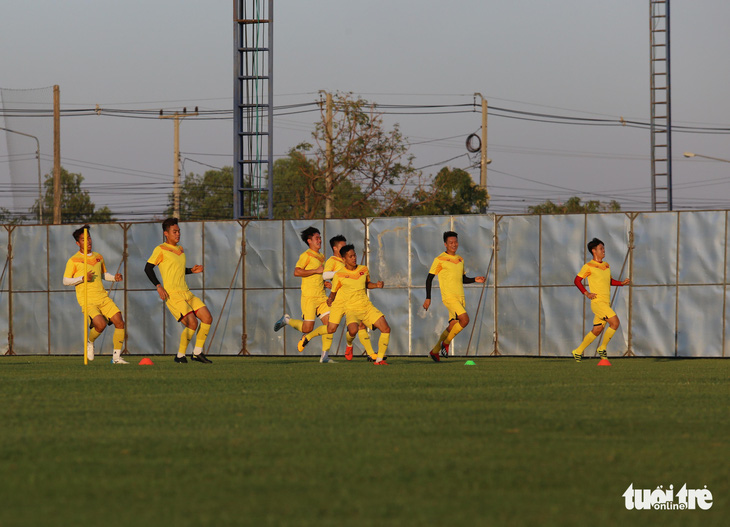 U23 Việt Nam trở lại đất vàng Buriram - Ảnh 1.
