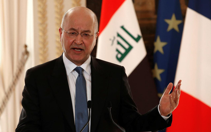 Tổng thống Iraq lên án hành động đáp trả Mỹ của Iran