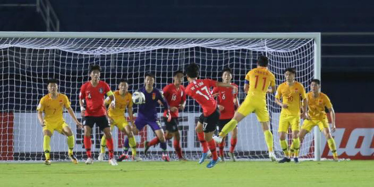 Lee Dong Jun ghi bàn phút 90+3 giúp U23 Hàn Quốc hạ gục Trung Quốc - Ảnh 2.