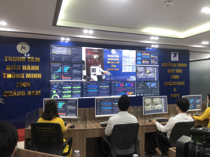 Quảng Nam đưa vào vận hành trung tâm điều hành thông minh - Ảnh 1.