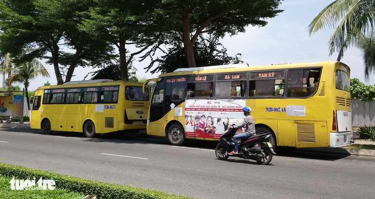 Đà Nẵng vẫn cấm xe buýt Quảng Nam vào nội thành - Ảnh 1.