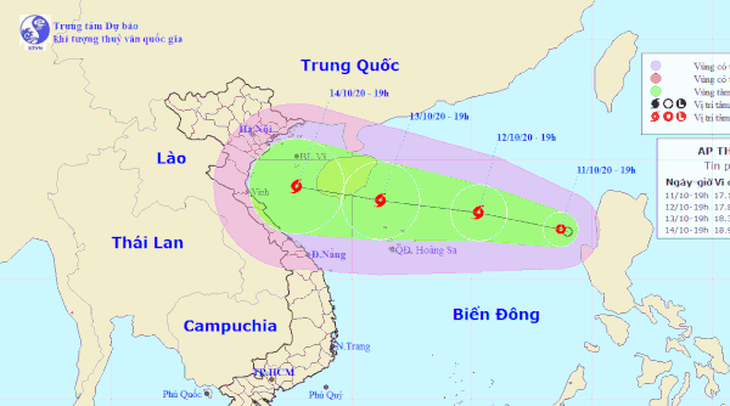 Thêm áp thấp nhiệt đới có khả năng mạnh lên thành bão - Ảnh 1.