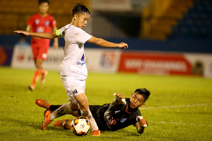 U15 của tiền đạo nhập tịch Huỳnh Kesley thua trận mở màn U15 quốc gia - Ảnh 1.