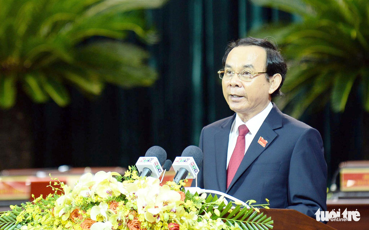 Bí thư Thành ủy Nguyễn Văn Nên kêu gọi đồng tâm hiệp lực xây dựng phát triển TP.HCM - Ảnh 1.