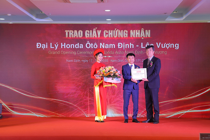 Chính thức khai trương Đại lý Honda Ôtô Nam Định - Lộc Vượng - Ảnh 2.