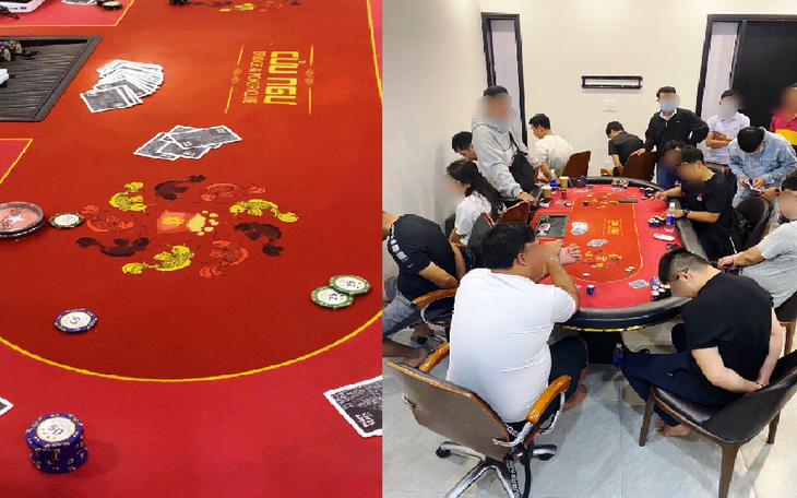 Phá sòng poker có người nước ngoài tham gia ở quận 2 - Ảnh 1.