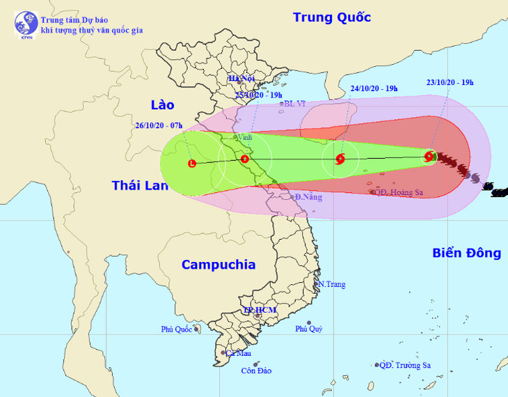 Bão số 8 chỉ cách Hoàng Sa 230km, gió giật cấp 15 - Ảnh 1.