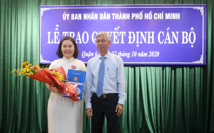 Bà Lê Thị Thanh Thảo làm chủ tịch UBND quận 6 - Ảnh 1.