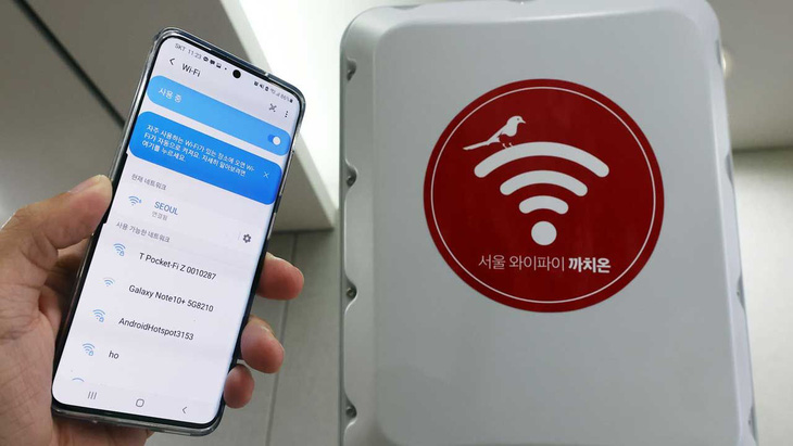 Triển khai dịch vụ wifi công cộng tốc độ cao miễn phí tại Seoul, Hàn Quốc - Ảnh 1.