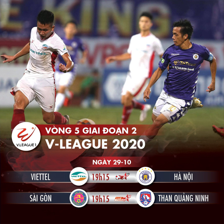 Lịch trực tiếp V-League 2020: CLB Viettel quyết đấu Hà Nội - Ảnh 1.