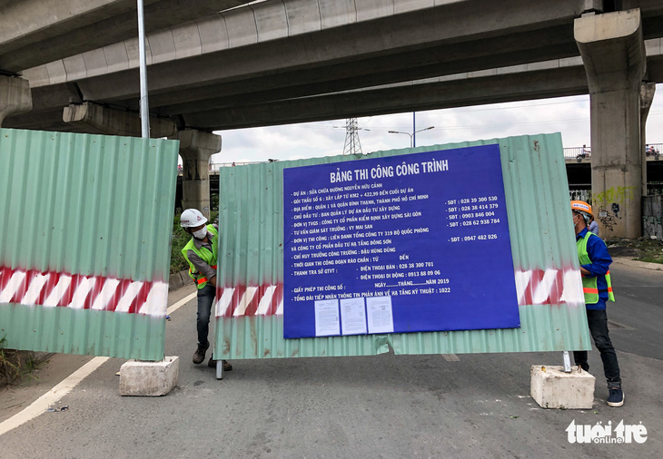 Cấm xe qua cầu vượt Nguyễn Hữu Cảnh 6 tháng để sửa đường - Ảnh 5.