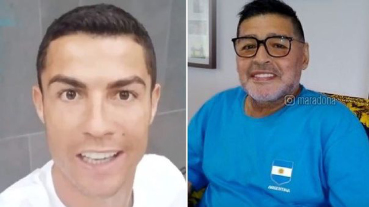 Maradona mừng thọ tuổi 60, Ronaldo chúc: Ông là số 1 nhưng... sau Bicho - Ảnh 1.