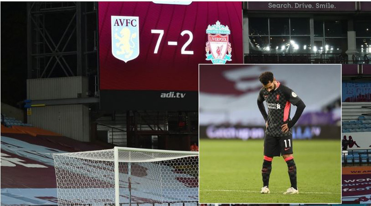 CĐV Liverpool sốc nặng khi thảm bại 2-7 trước Aston Villa - Ảnh 1.