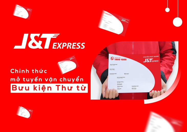 J&T Express chính thức mở tuyến vận chuyển nhanh cho đơn hàng thư từ - Ảnh 1.