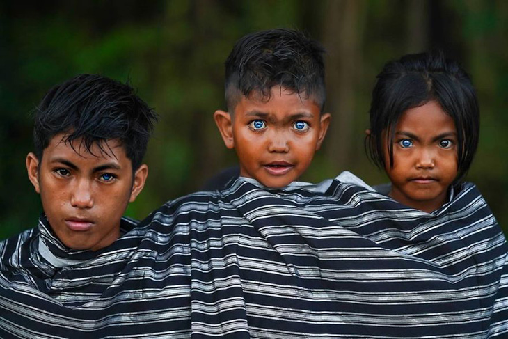Bộ tộc mắt biếc kỳ lạ ở Indonesia - Ảnh 6.