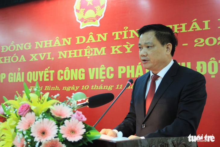Ông Nguyễn Khắc Thận được bầu làm chủ tịch UBND tỉnh Thái Bình - Ảnh 1.