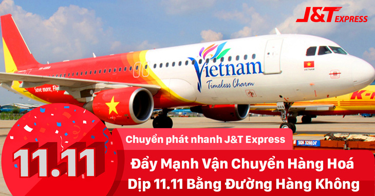 J&T Express thuê chuyên cơ riêng vận chuyển hàng hóa siêu tốc trong bão sale 11-11 - Ảnh 1.