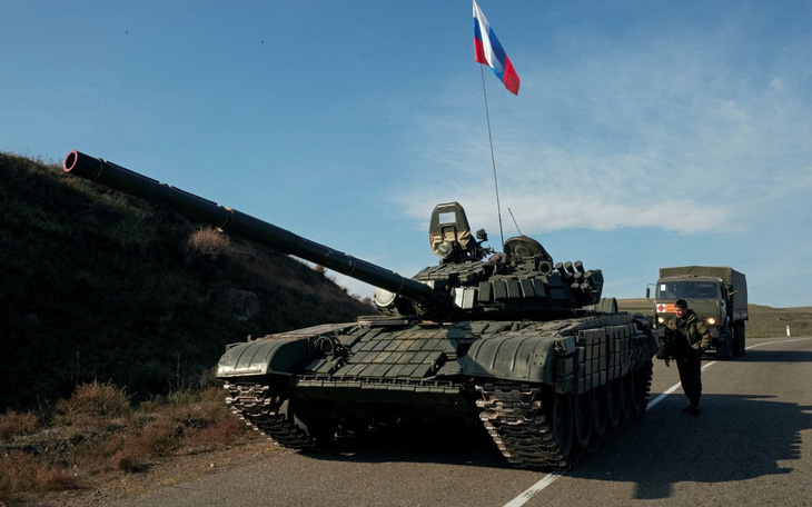 Lực lượng gìn giữ hòa bình của Nga đã tới Nagorno-Karabakh thực thi nhiệm vụ