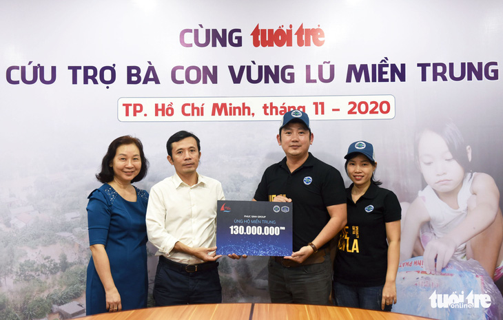 Phúc Sinh Group cùng báo Tuổi Trẻ hỗ trợ bà con miền Trung - Ảnh 1.