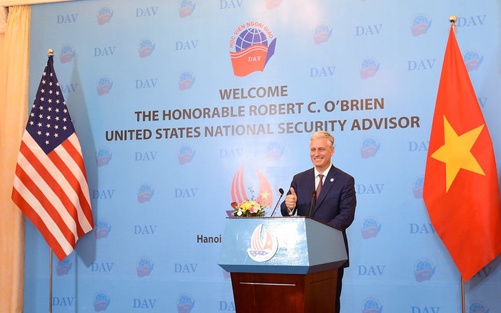Cố vấn an ninh Mỹ O’Brien: Mỹ và Việt Nam tôn vinh những giá trị giống nhau