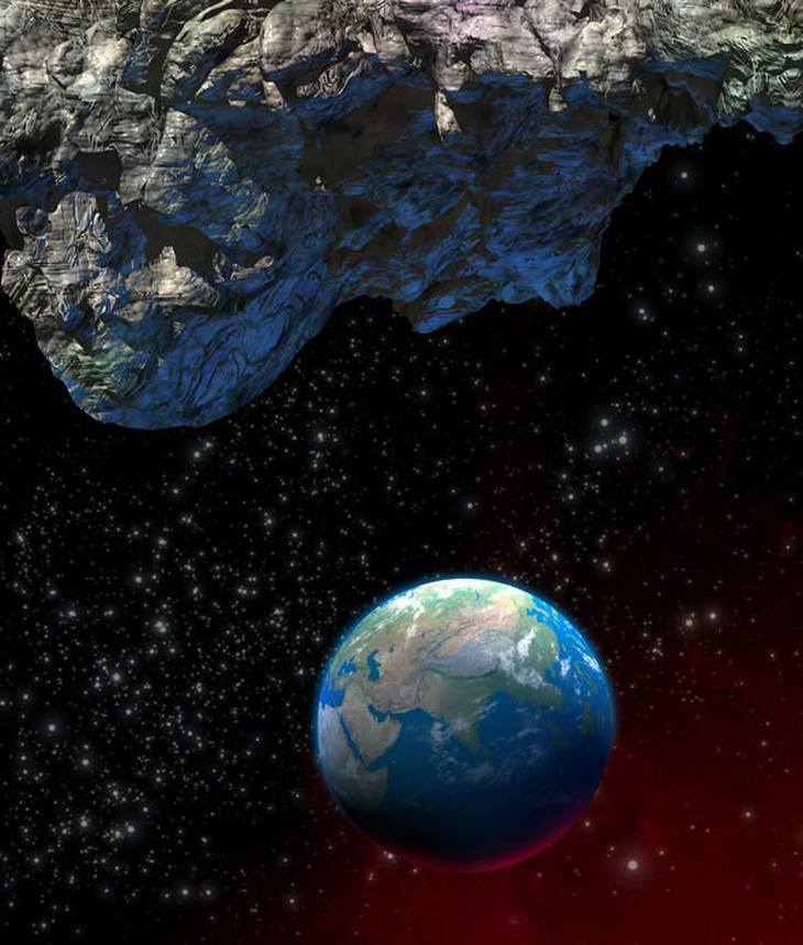 Tiểu hành tinh khổng lồ sắp bay sượt qua Trái đất - Ảnh 1.