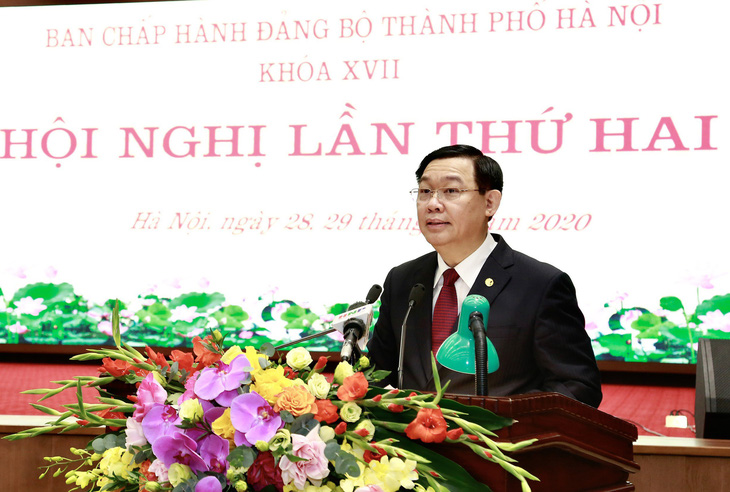 Bí thư Hà Nội Vương Đình Huệ: ‘Đổi mới tư duy để phát triển, không quyền anh, quyền tôi’ - Ảnh 1.