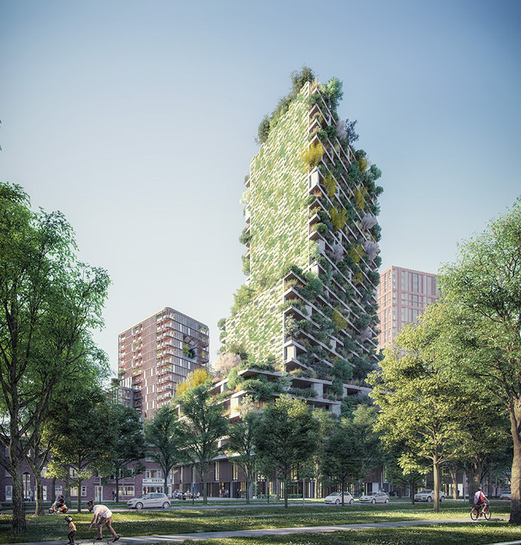 Ecopark xây dựng tháp xanh cao nhất thế giới - Ảnh 2.