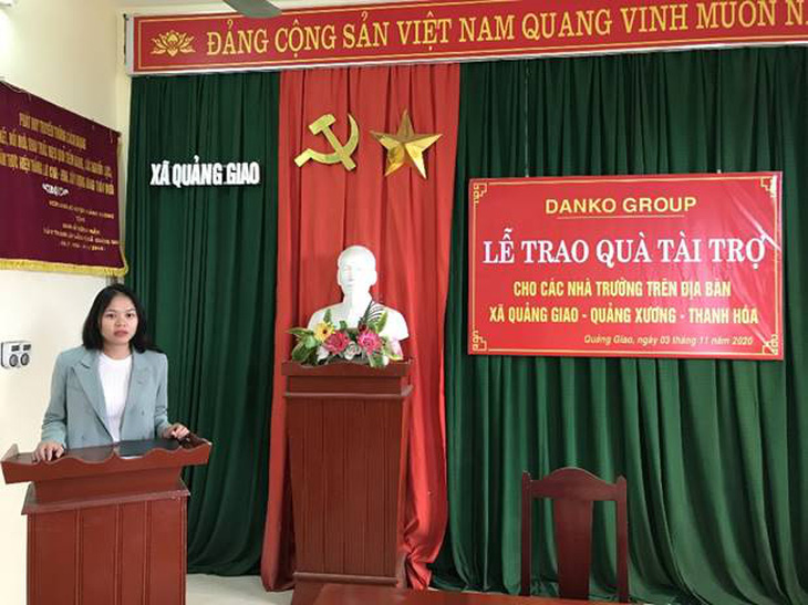 Danko Group trao Quỹ học bổng Danko cho các trường tại xã Quảng Giao, tỉnh Thanh Hóa - Ảnh 3.