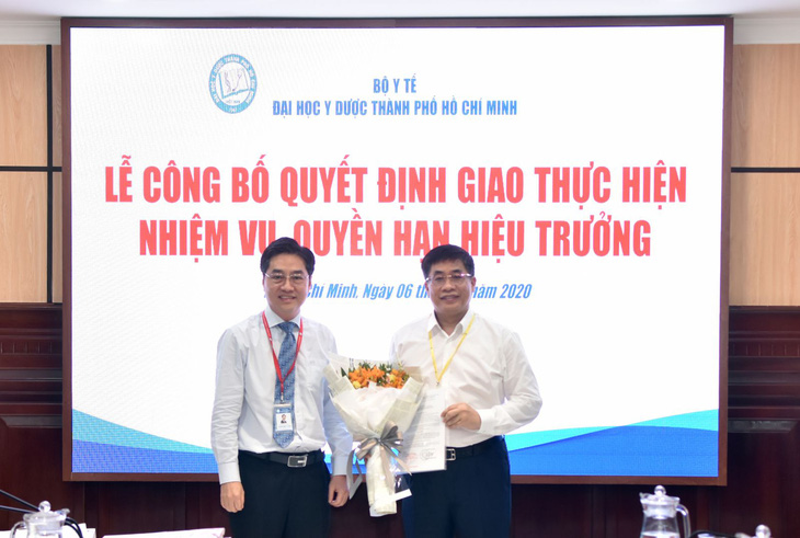 PGS.TS Nguyễn Hoàng Bắc làm quyền hiệu trưởng ĐH Y dược TP.HCM - Ảnh 1.