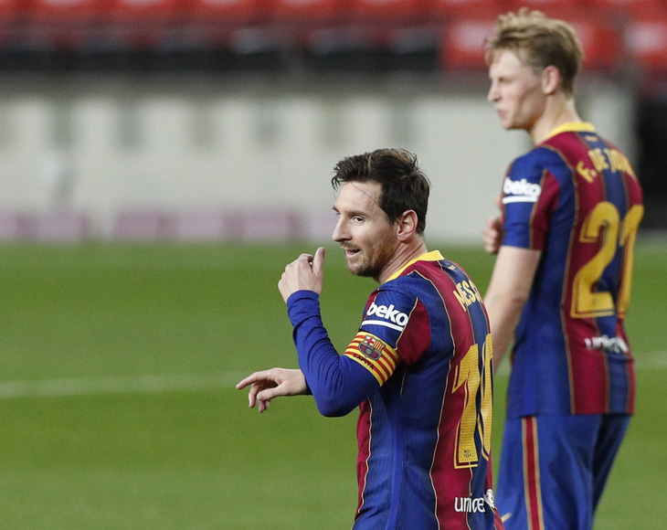 Vào sân từ băng ghế dự bị, Messi lập cú đúp giúp Barca đại thắng - Ảnh 6.