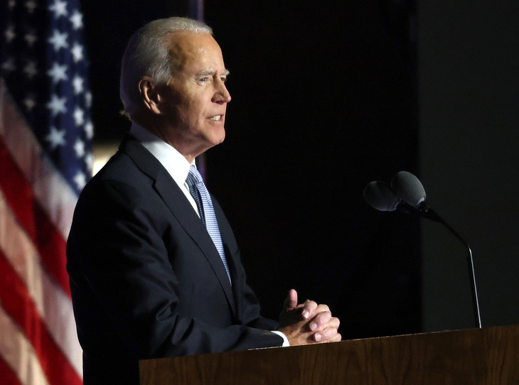 Ông Joe Biden phát biểu về chiến thắng: Đã đến lúc hàn gắn nước Mỹ - Ảnh 2.