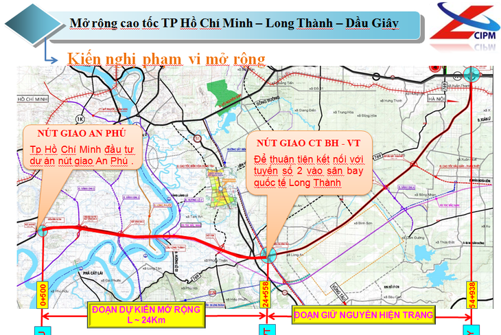 Trình Bộ GTVT phương án mở rộng gấp đôi cao tốc TP.HCM - Long Thành - Dầu Giây - Ảnh 2.