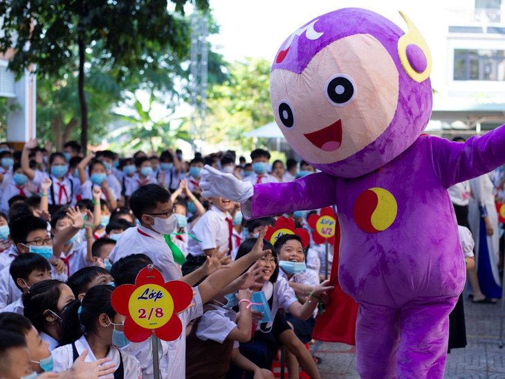 Mondelez Kinh Đô truyền cảm hứng sống xanh cho học sinh.  - Ảnh 1.