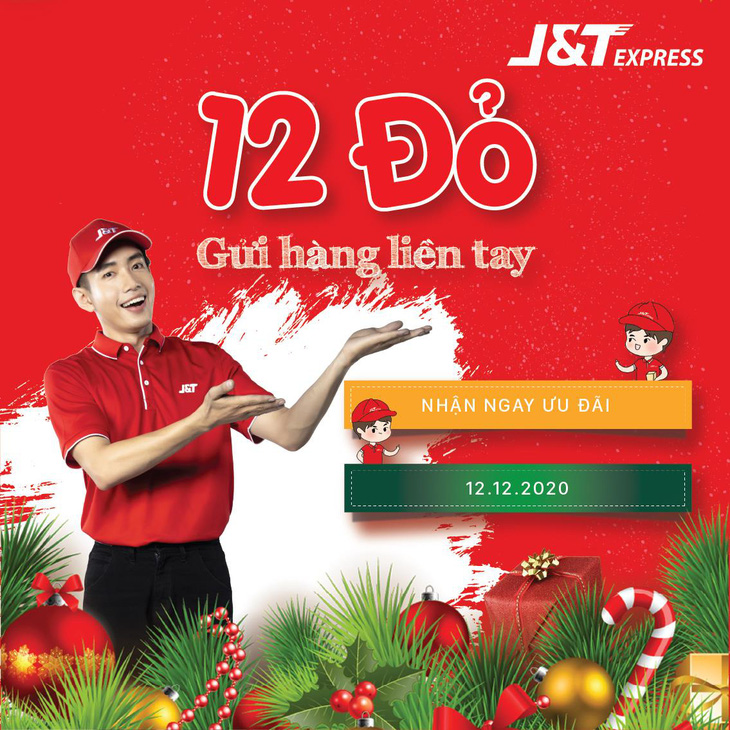 12-12 J&T Express hoàn tiền cực khủng - Ảnh 1.