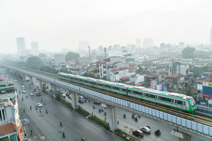 Hôm nay, chạy thử toàn hệ thống đường sắt Cát Linh - Hà Đông - Ảnh 1.