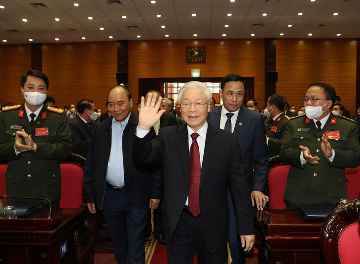 Tổng bí thư, Chủ tịch nước Nguyễn Phú Trọng chủ trì hội nghị tổng kết chống tham nhũng - Ảnh 1.