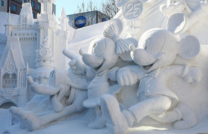 Lần đầu tiên Nhật Bản hủy Lễ hội tuyết Sapporo - Ảnh 1.