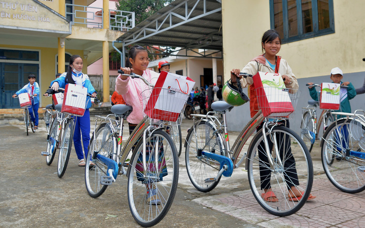 Mang niềm vui bất ngờ đến với học sinh Quảng Trị