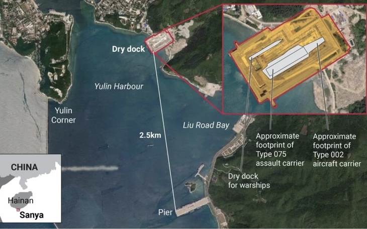 Trung Quốc xây ụ khô tàu lớn phục vụ tàu sân bay Type 002?