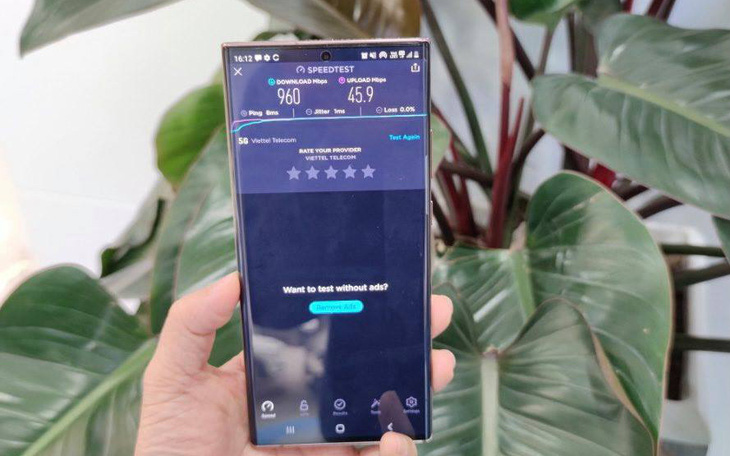 Samsung Note20 Ultra 5G đầu tiên của Việt Nam đã chạy trên mạng 5G Viettel.